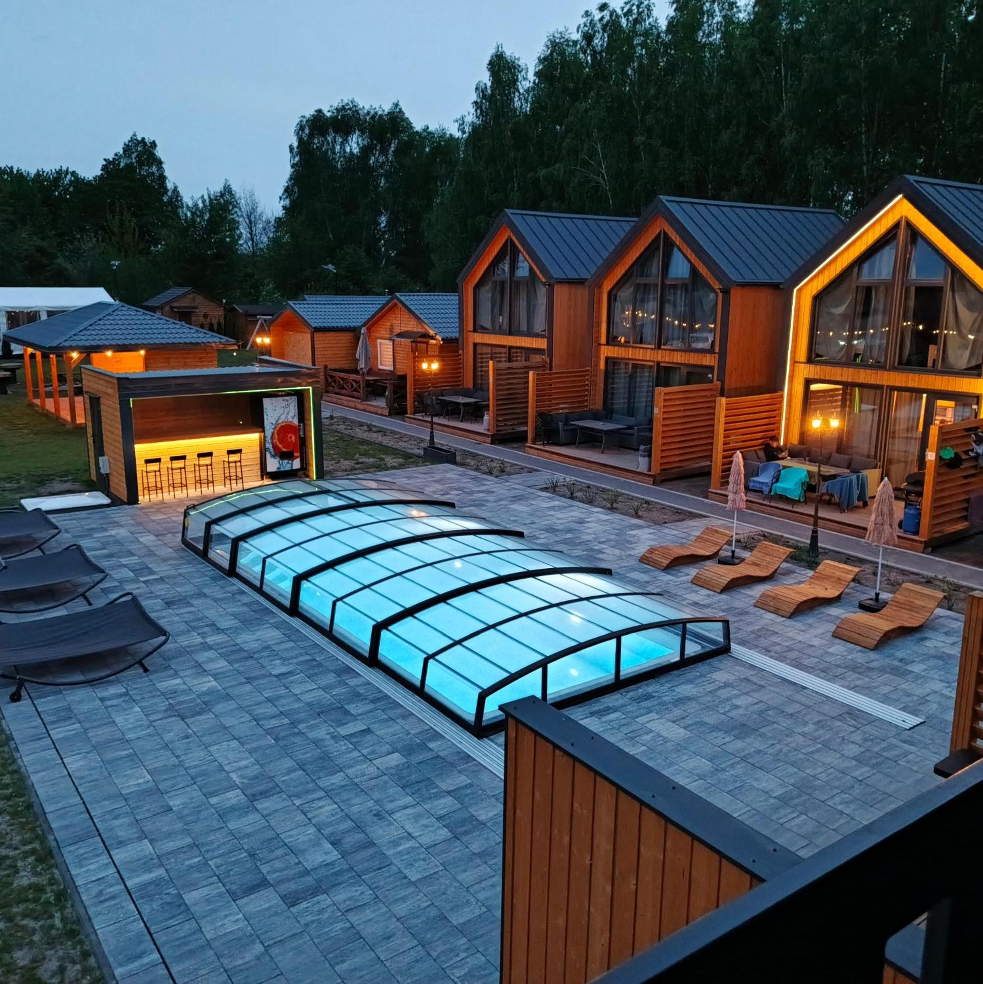 Grabska Osada Apartamenty - 100M Od Suntago Park-Domki Ogrzewane Caloroczne มึสซ์ชอนูฟ ภายนอก รูปภาพ